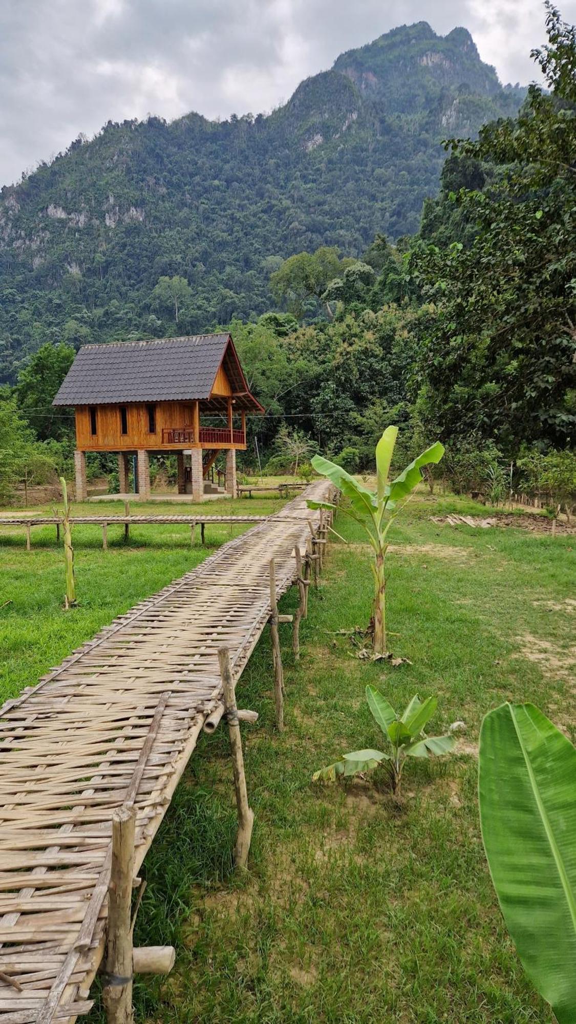 Eco Farm Stay And Hostel Nongkhiaw Dış mekan fotoğraf