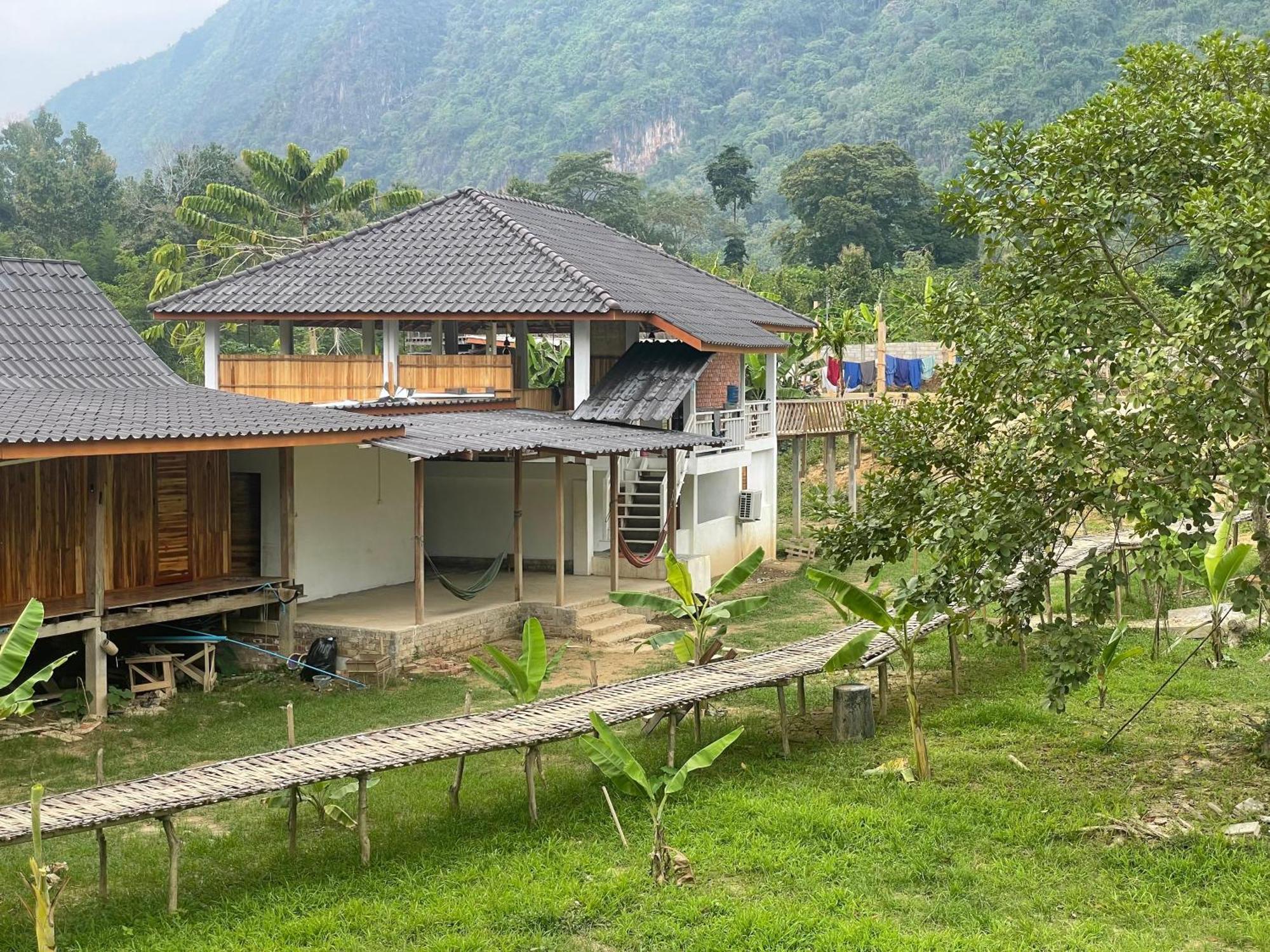 Eco Farm Stay And Hostel Nongkhiaw Dış mekan fotoğraf